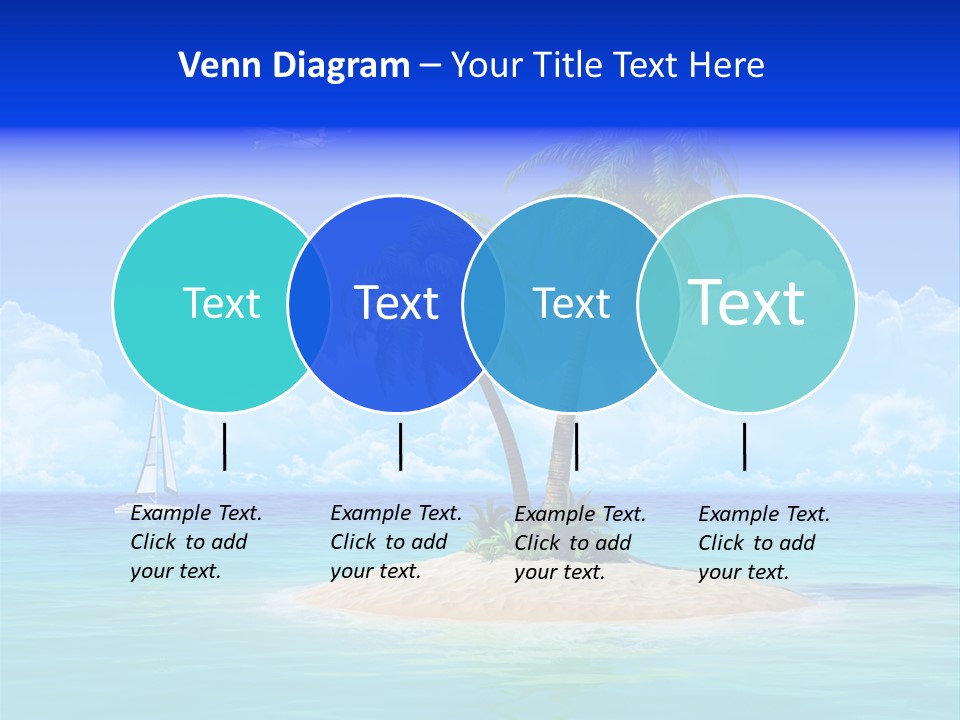 Palm Tree Nature Sunny PowerPoint Template