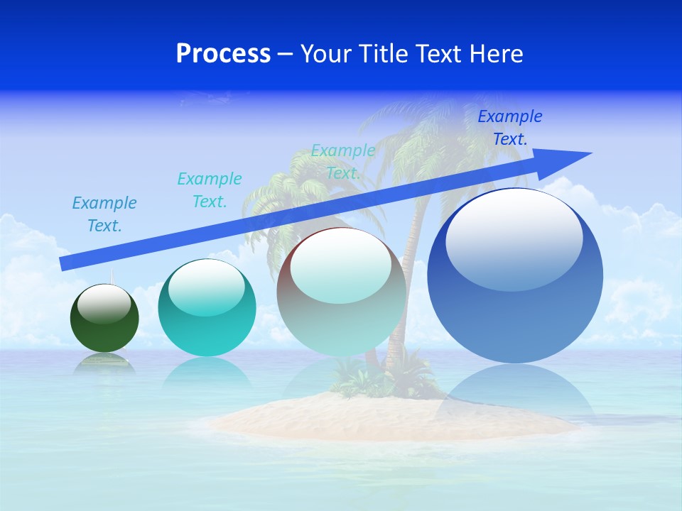 Palm Tree Nature Sunny PowerPoint Template