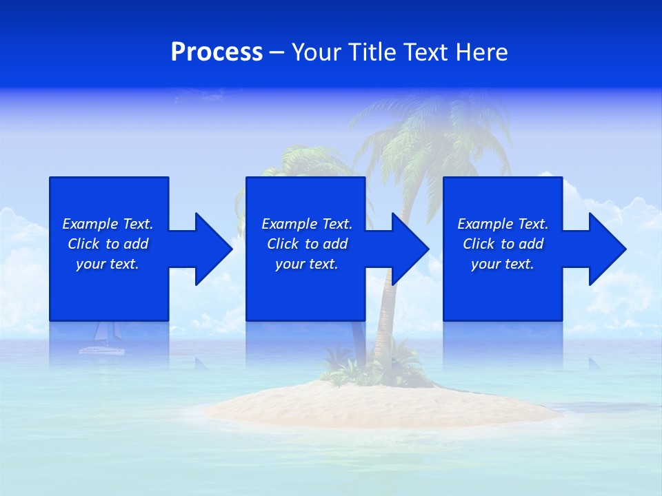 Palm Tree Nature Sunny PowerPoint Template