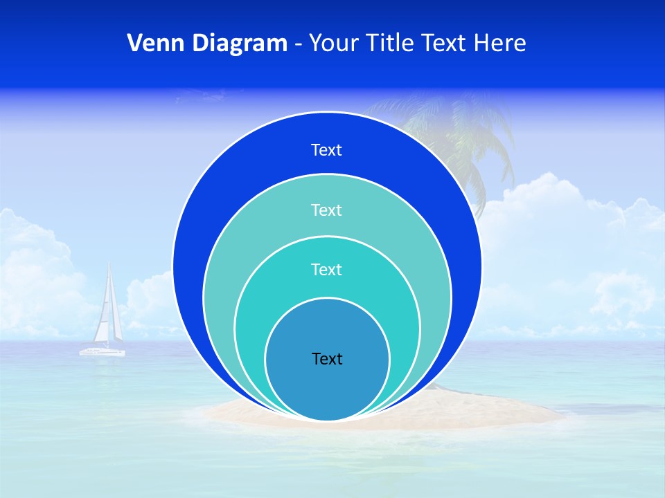 Palm Tree Nature Sunny PowerPoint Template