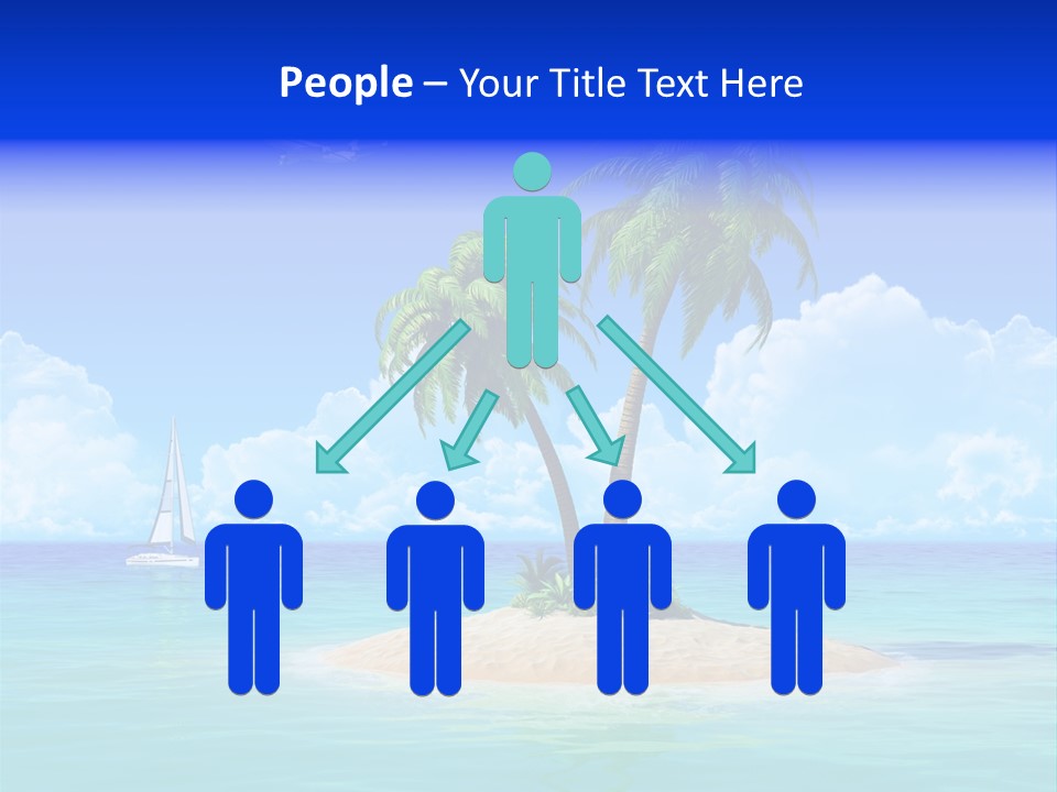 Palm Tree Nature Sunny PowerPoint Template