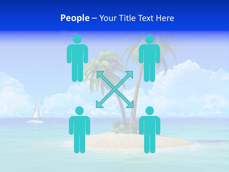 Palm Tree Nature Sunny PowerPoint Template