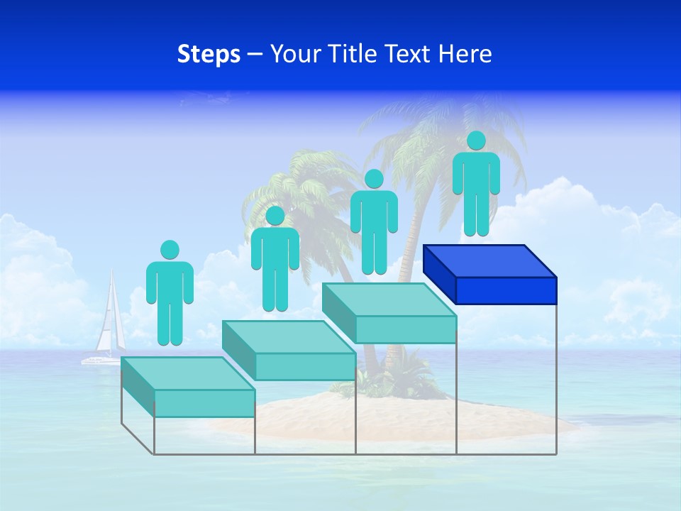 Palm Tree Nature Sunny PowerPoint Template