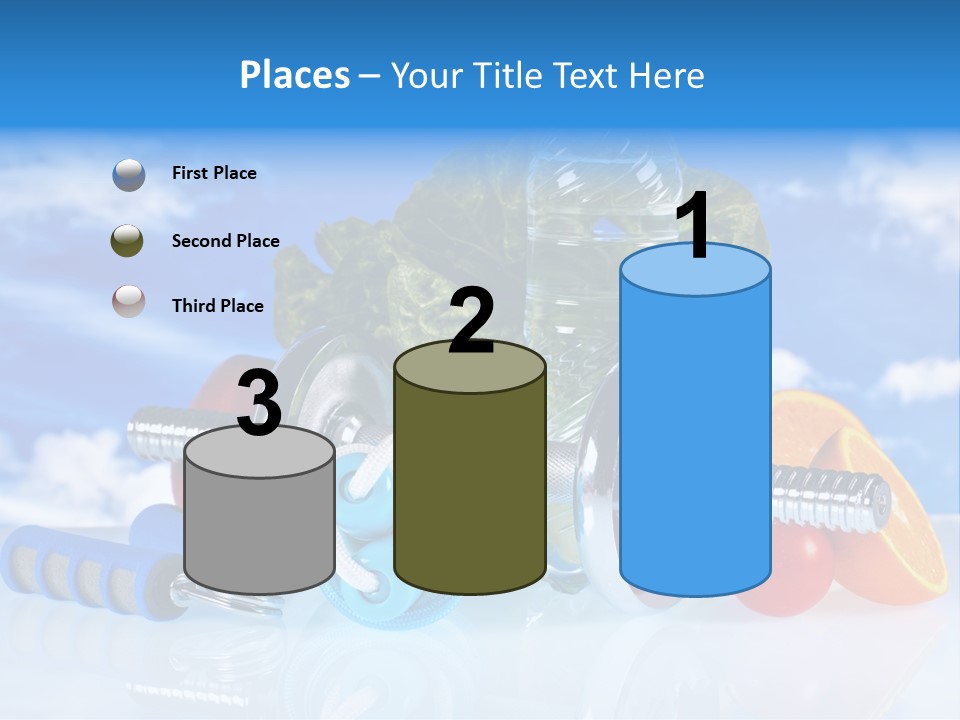 Muscle Measure Yellow PowerPoint Template