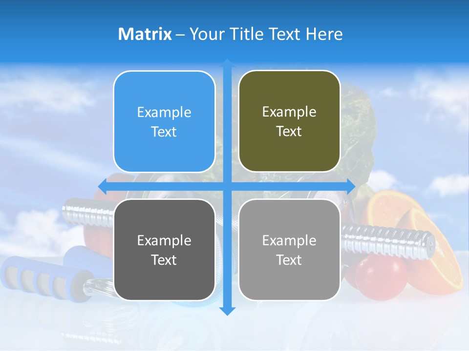 Muscle Measure Yellow PowerPoint Template