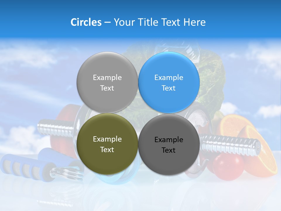 Muscle Measure Yellow PowerPoint Template