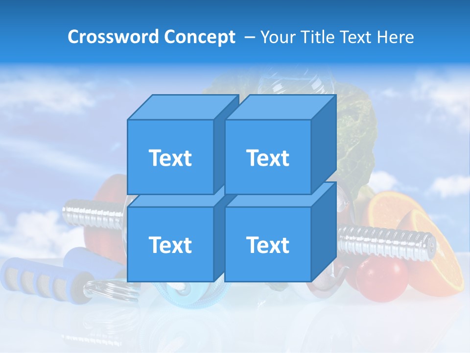 Muscle Measure Yellow PowerPoint Template