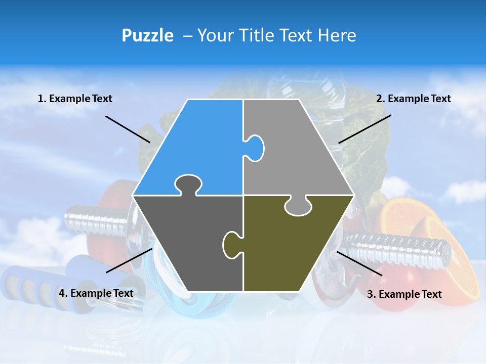 Muscle Measure Yellow PowerPoint Template