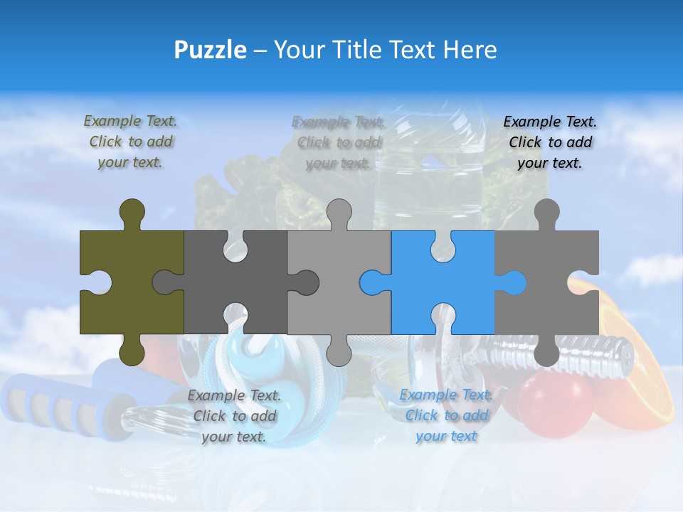 Muscle Measure Yellow PowerPoint Template