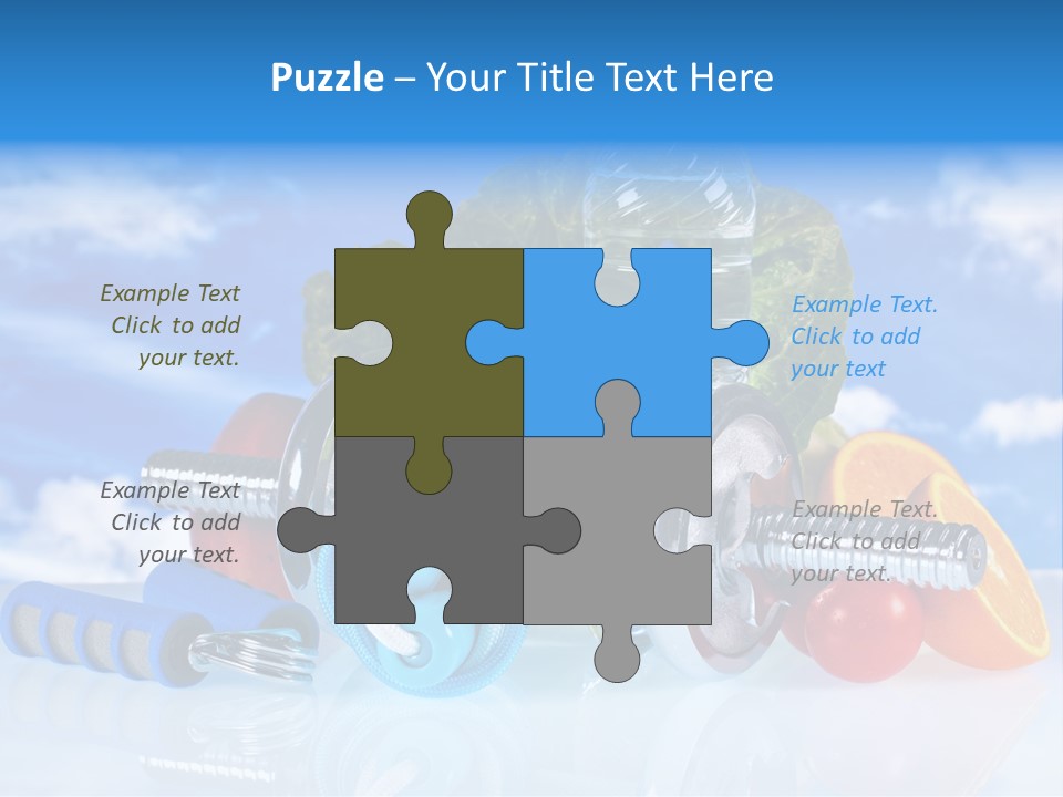 Muscle Measure Yellow PowerPoint Template