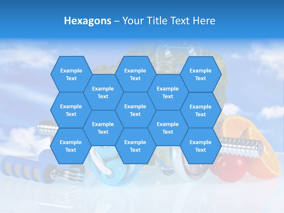 Muscle Measure Yellow PowerPoint Template