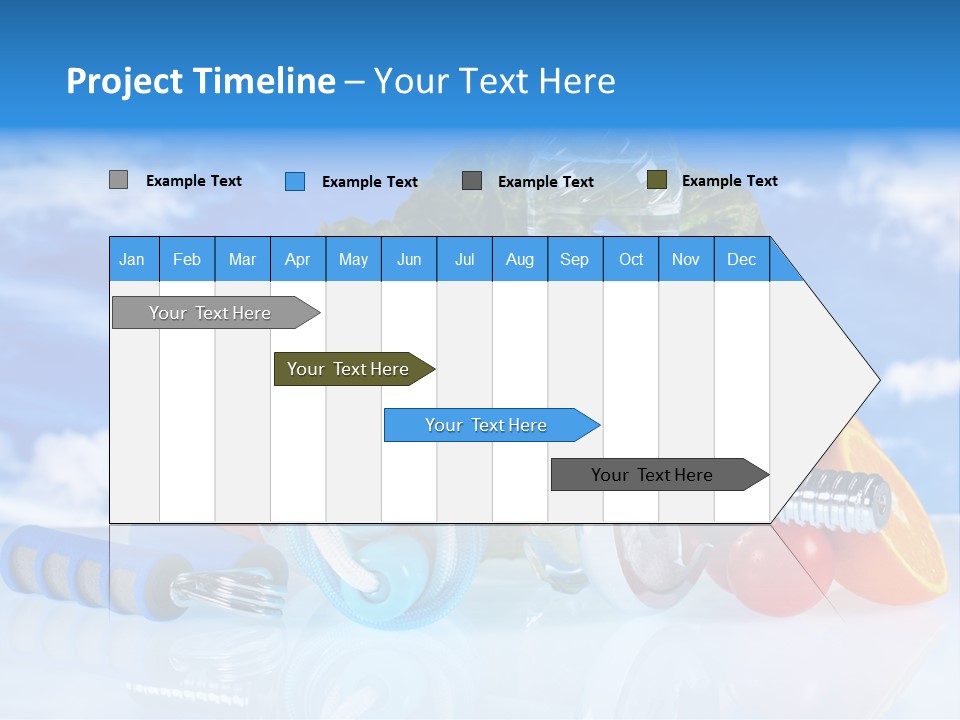 Muscle Measure Yellow PowerPoint Template
