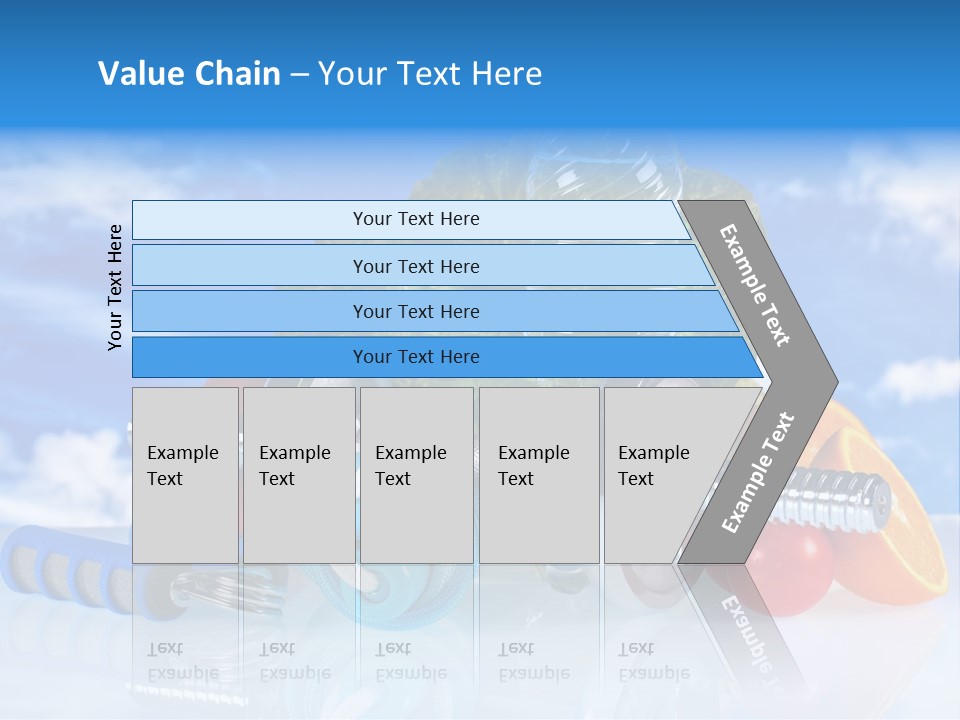 Muscle Measure Yellow PowerPoint Template