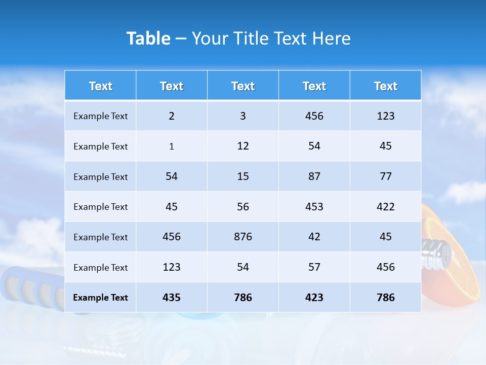 Muscle Measure Yellow PowerPoint Template