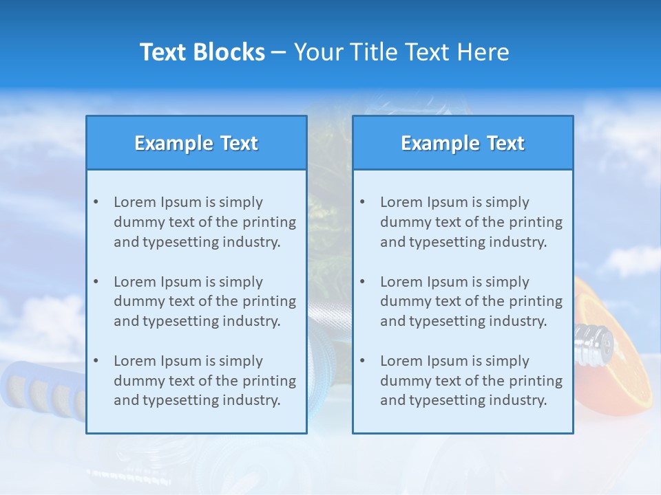 Muscle Measure Yellow PowerPoint Template