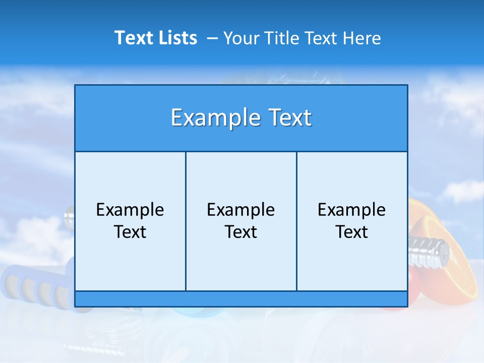 Muscle Measure Yellow PowerPoint Template