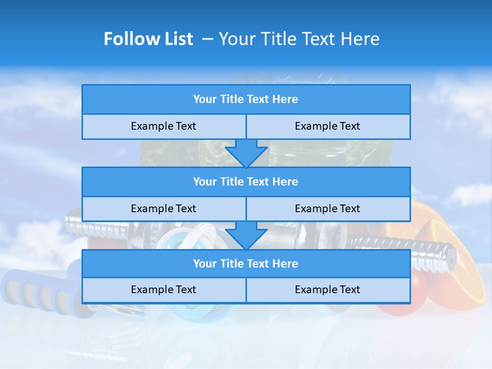 Muscle Measure Yellow PowerPoint Template