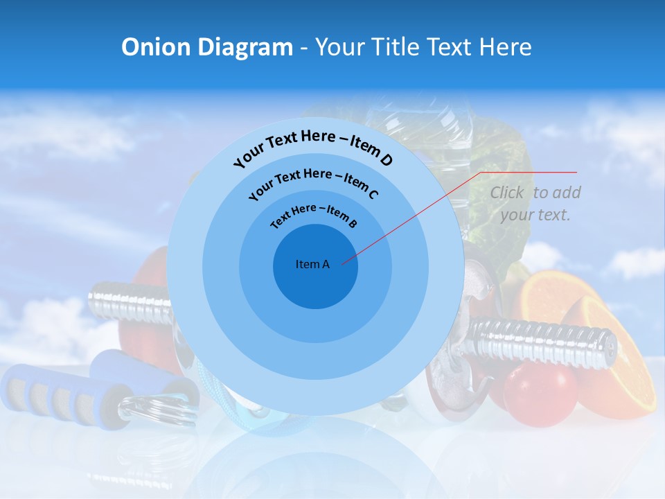 Muscle Measure Yellow PowerPoint Template