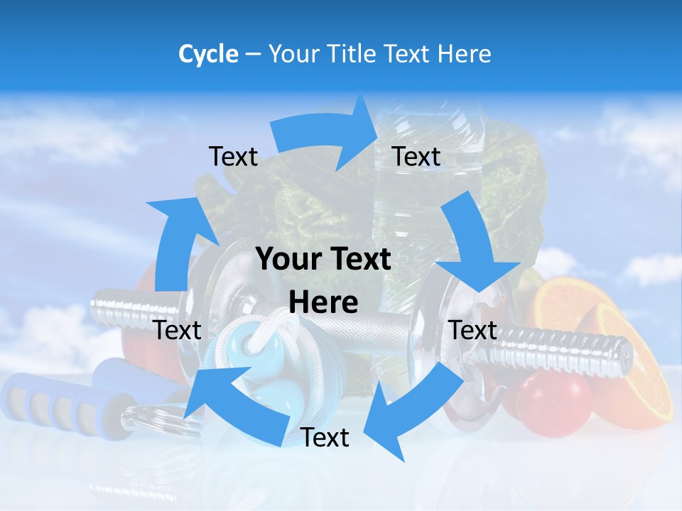 Muscle Measure Yellow PowerPoint Template