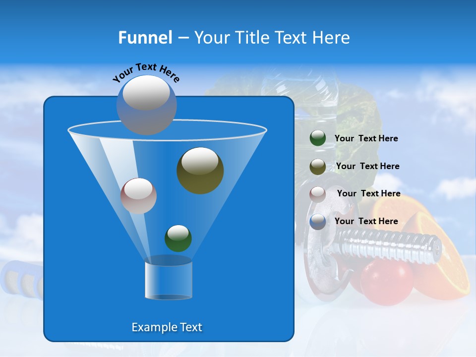 Muscle Measure Yellow PowerPoint Template