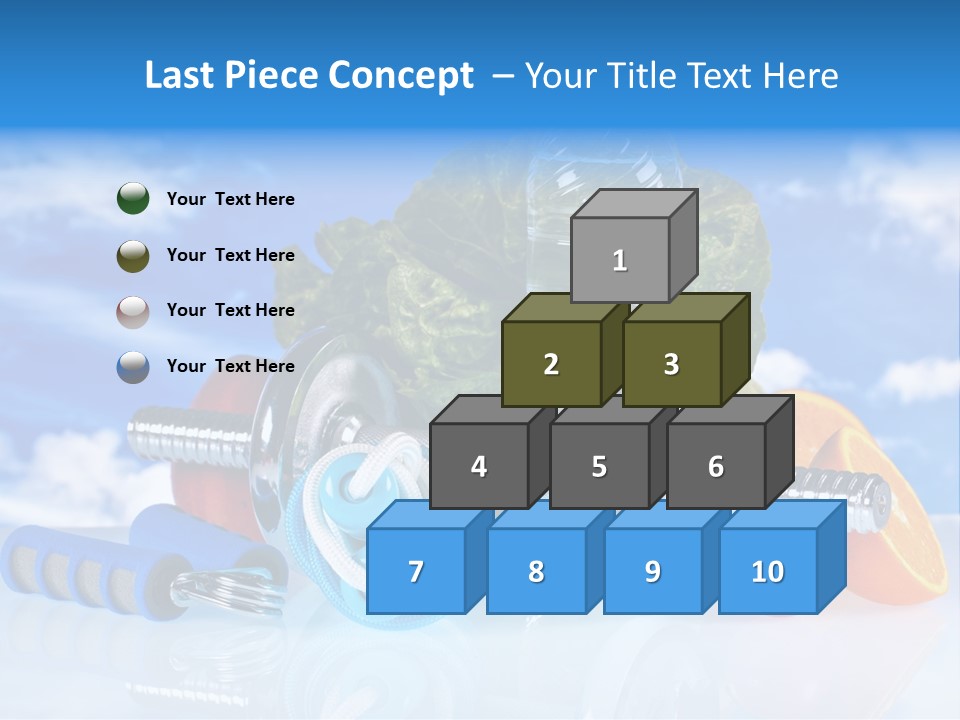 Muscle Measure Yellow PowerPoint Template