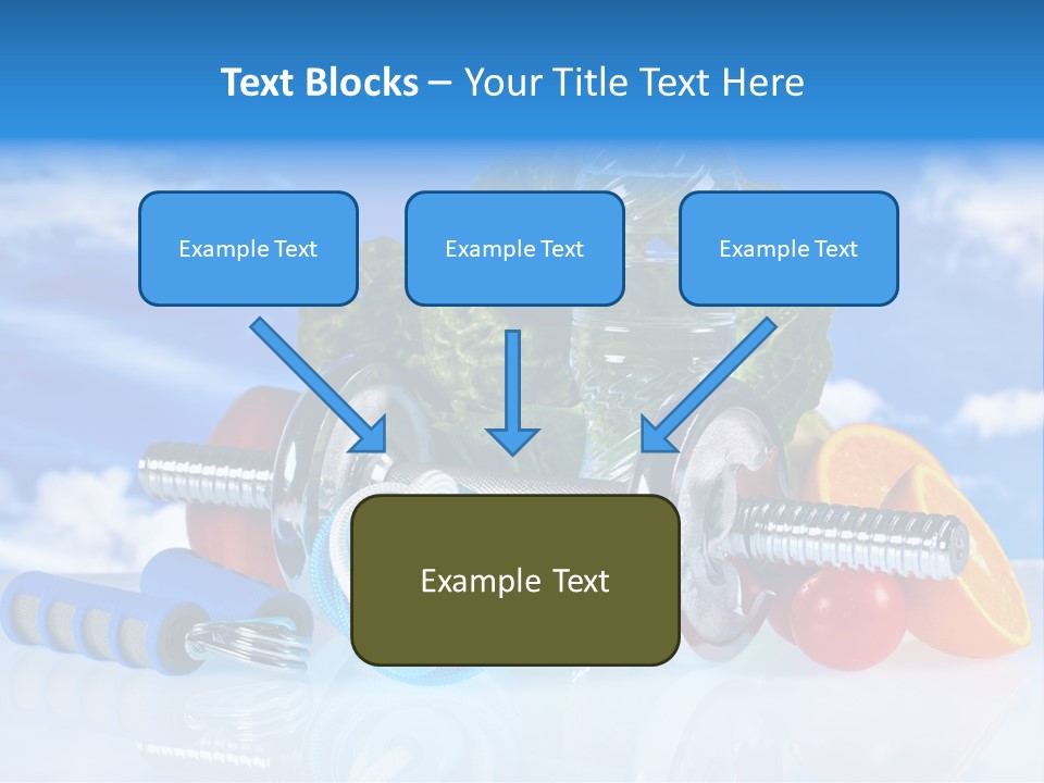Muscle Measure Yellow PowerPoint Template
