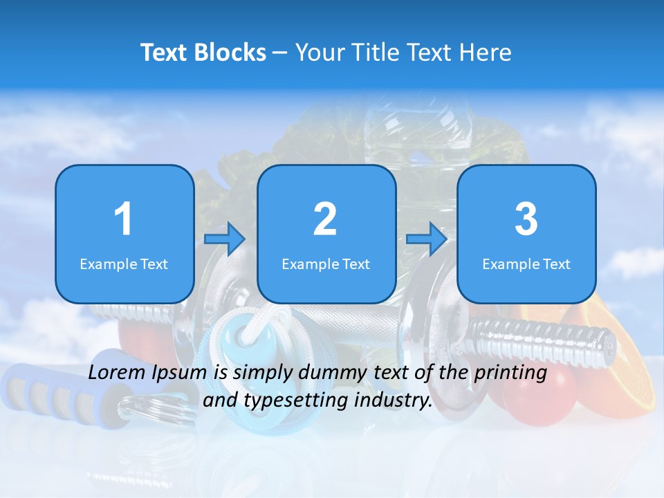 Muscle Measure Yellow PowerPoint Template