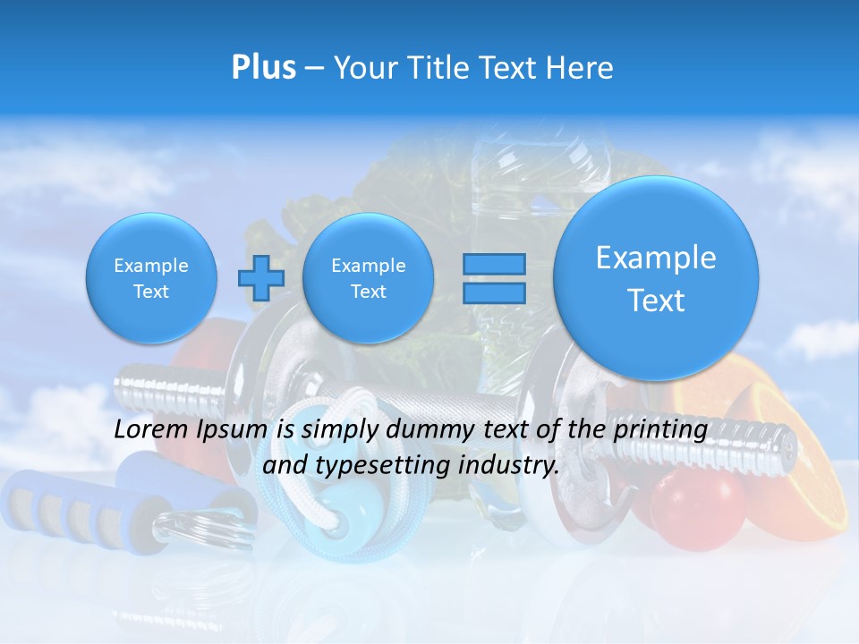 Muscle Measure Yellow PowerPoint Template