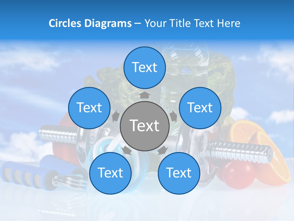 Muscle Measure Yellow PowerPoint Template
