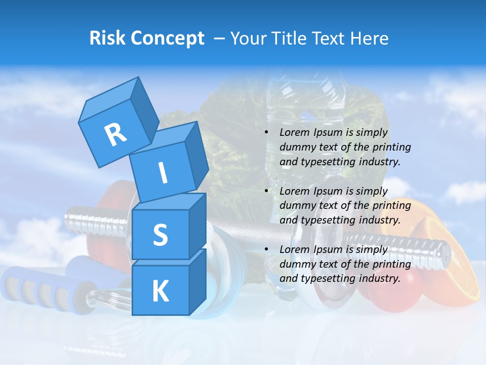Muscle Measure Yellow PowerPoint Template