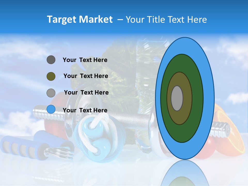 Muscle Measure Yellow PowerPoint Template