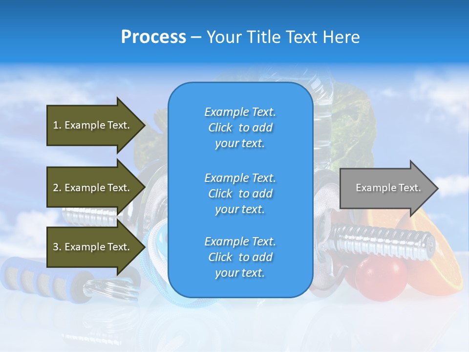 Muscle Measure Yellow PowerPoint Template