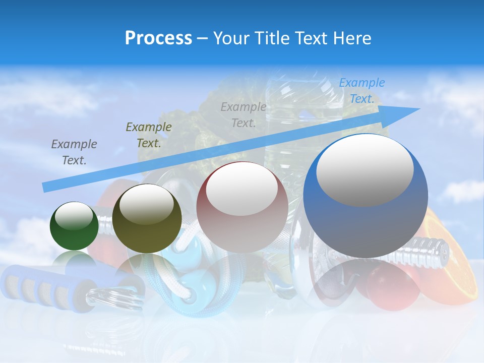 Muscle Measure Yellow PowerPoint Template