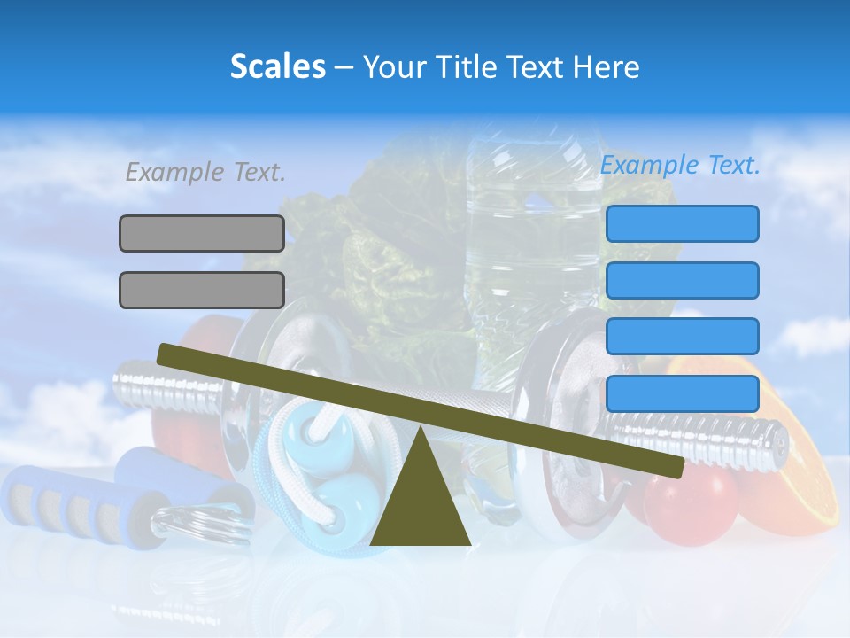 Muscle Measure Yellow PowerPoint Template