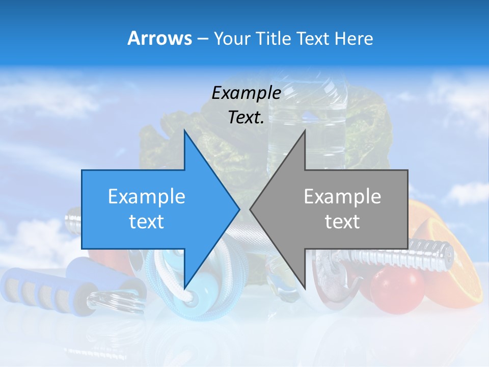 Muscle Measure Yellow PowerPoint Template