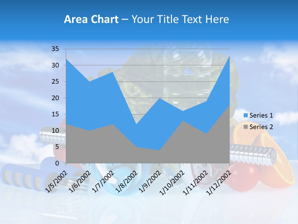 Muscle Measure Yellow PowerPoint Template
