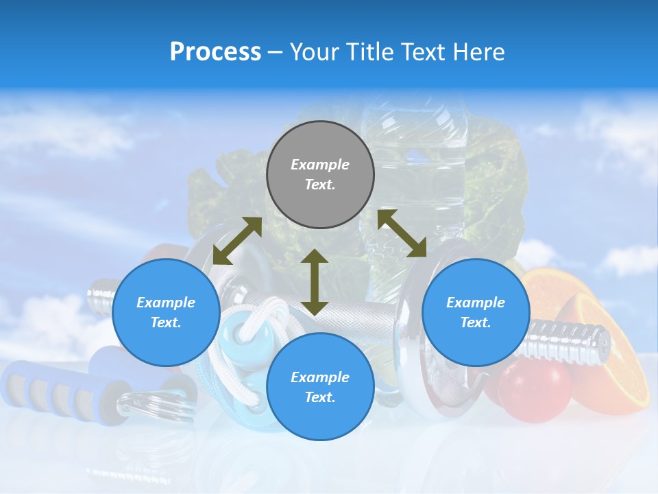 Muscle Measure Yellow PowerPoint Template