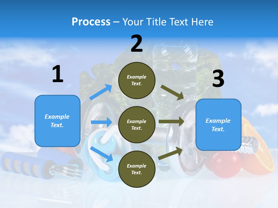 Muscle Measure Yellow PowerPoint Template