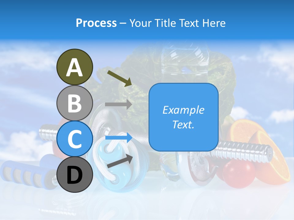 Muscle Measure Yellow PowerPoint Template