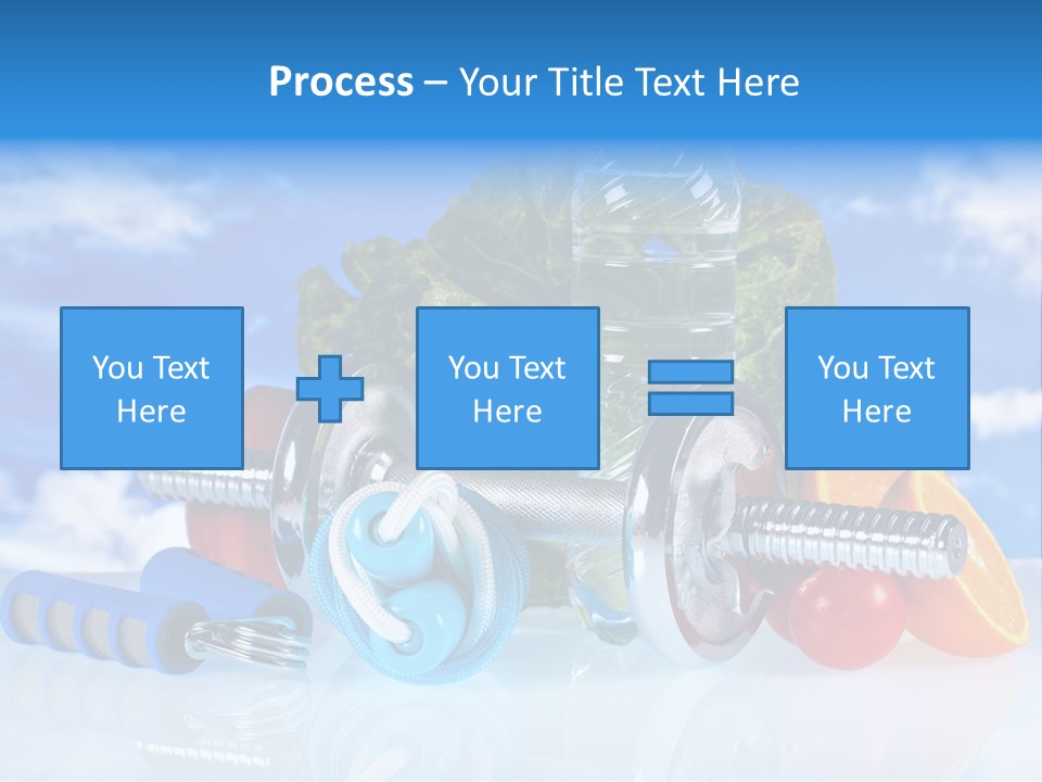 Muscle Measure Yellow PowerPoint Template