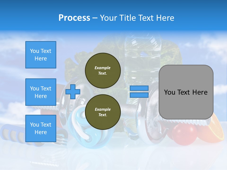 Muscle Measure Yellow PowerPoint Template