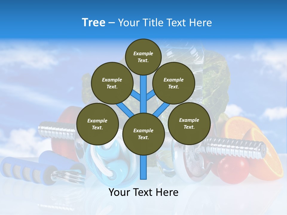 Muscle Measure Yellow PowerPoint Template