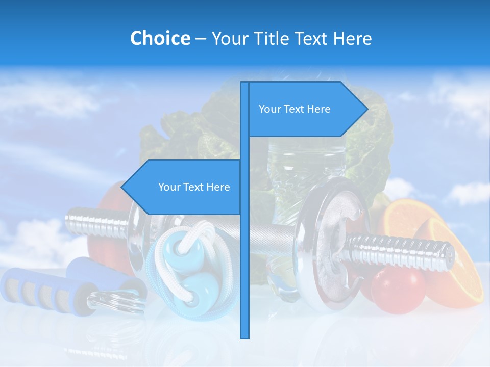 Muscle Measure Yellow PowerPoint Template