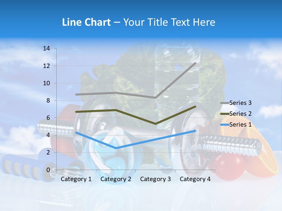 Muscle Measure Yellow PowerPoint Template