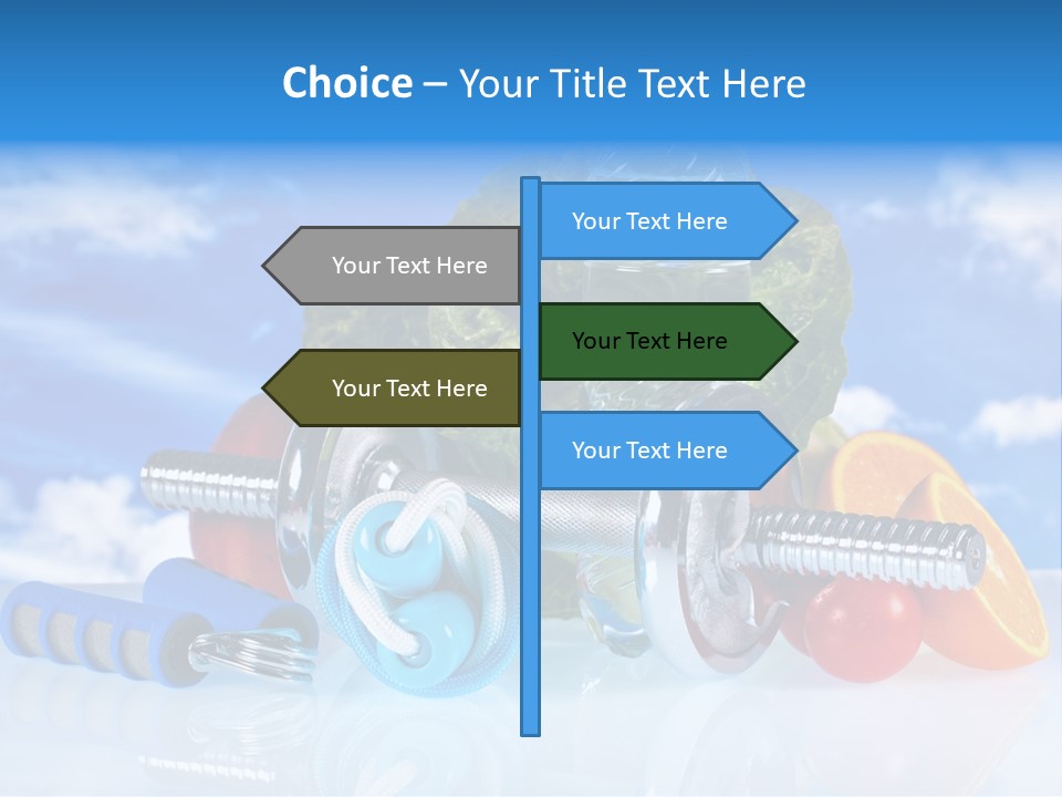 Muscle Measure Yellow PowerPoint Template