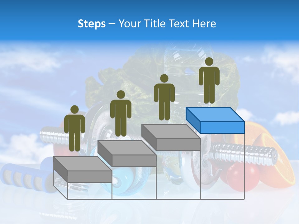 Muscle Measure Yellow PowerPoint Template