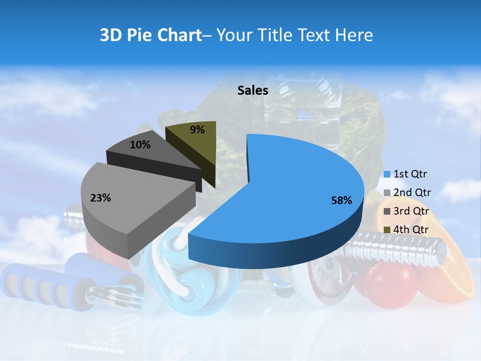 Muscle Measure Yellow PowerPoint Template