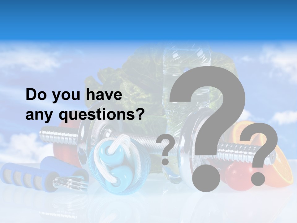 Muscle Measure Yellow PowerPoint Template