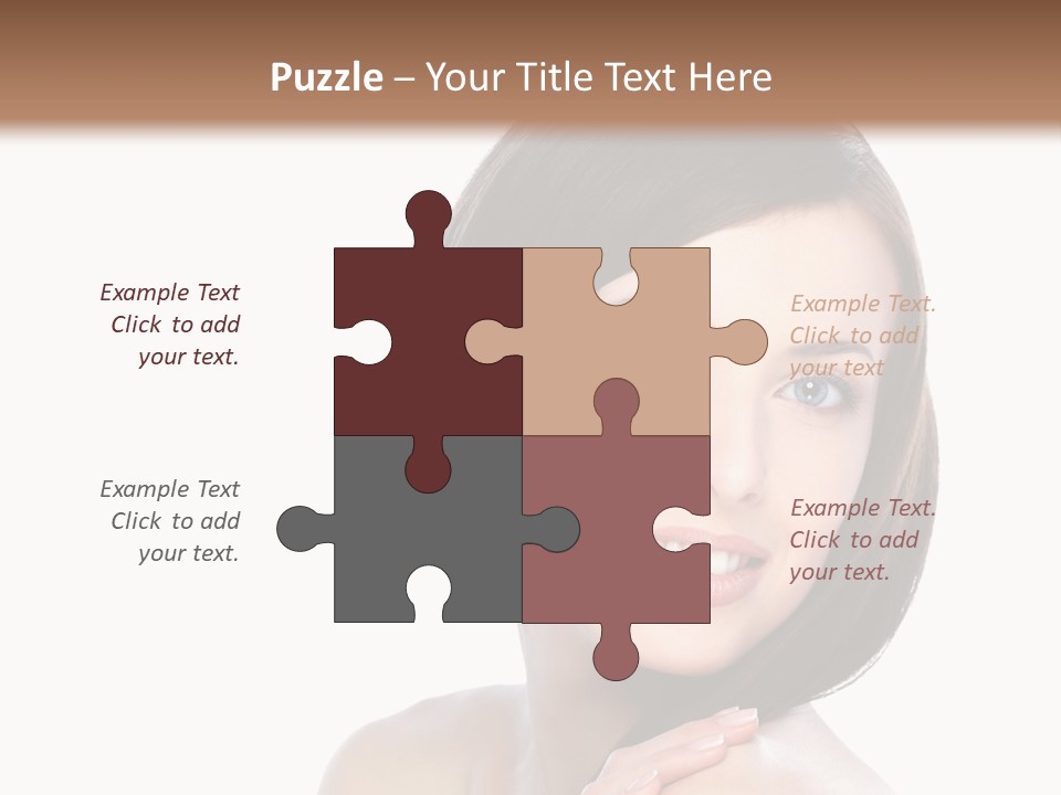 Hair Female Healthy PowerPoint Template