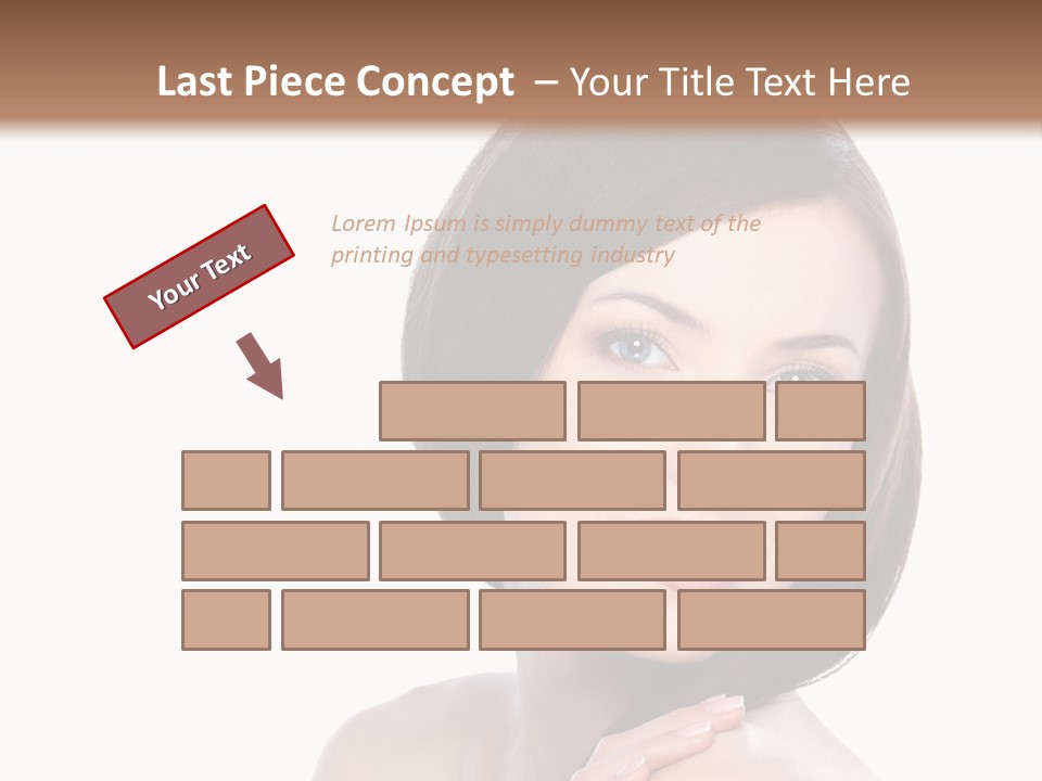 Hair Female Healthy PowerPoint Template